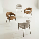 Lowen Modern Leather Dining Room Side Chair - Gavisco Office Furniture